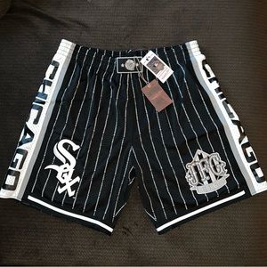 JOE FRESHGOODS X MITCHELL & NESS Heavyweight WHITE SOX SHORTS